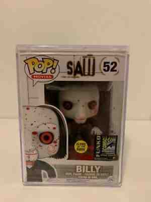 Funko Pop! Movies Saw Billy #52 Glow in the Dark GITD SDCC 2014 Exclusive LE2500