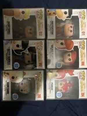 Flintstones completw set funko pop