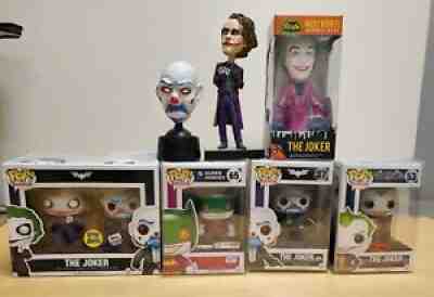 Joker Lot Funko Pop Joker/Bank Robber Glow In The Dark 2 pack 480 #37 #53 #65