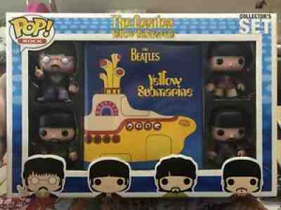 Funko Pop! The Beatles Yellow Submarine Collector's Set 4 Pack Amazing Condition