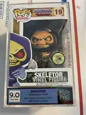 SDCC 2013 POP FUNKO DISCO SKELETOR #19 METALLIC 1/480 MASTERS OF THE UNIVERSE