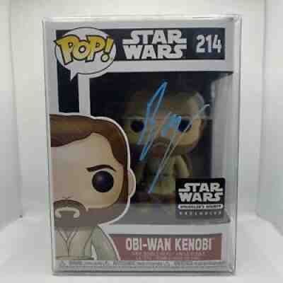 Ewan Mcgregor Signed Funko Pop Obi-Wan Kenobi Smugglers Bounty #214 Beckett COA