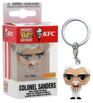 FUNKO Pocket Pop! Keychain Colonel Sanders with Bucket of Chicken Exclusive