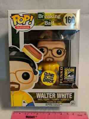 Funko POP! Walter White(Glows in the Dark) #160 *2014 SDCC EXCLUSIVE* UNOPENED!