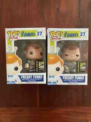 Freddy Funko Stantz #27 & Venkman #27 SDCC 2014 Exclusives Ghostbusters