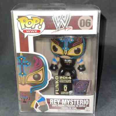 WWE Rey Mysterio SDCC Convention Exclusive Funko Pop Vinyl Rare Grail #06 Black