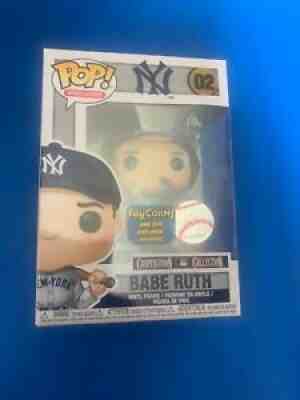 Babe Ruth Funko Pop NEW JERSEY TOY CON Exclusive to 100 Pieces RARE ITEM! GRAIL