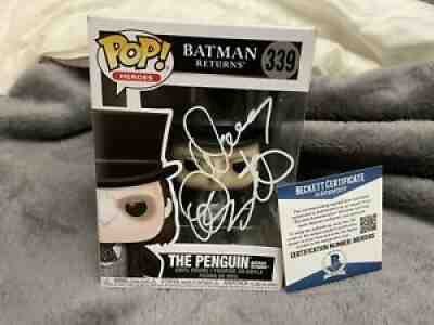 BATMAN Returns The Penguin Funko Pop Signed by Danny Devito BAS COA