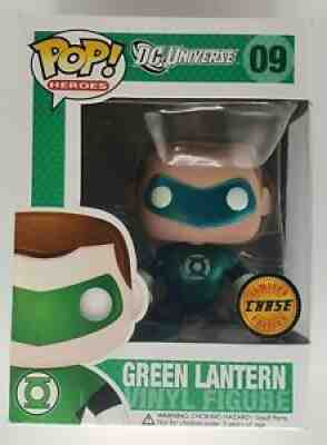 Funko Pop Dc Universe Green Lantern Metallic Limited Chase 09 + Protector