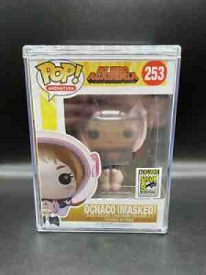 Funko Pop! My Hero Academia Ochaco Masked #253 2017 SDCC NM W/ Hard Stack