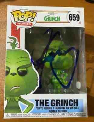 Jim Carrey Signed Dr. Seuss The Grinch 659 Funko Pop - JSA CC65279