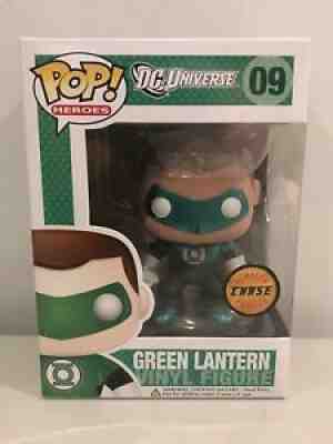 Funko Pop Dc Universe Green Lantern Metallic Chase Non Bobble Head Vaulted Grail