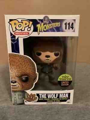 Funko Pop! 2015 SDCC Universal Monsters Flocked Wolf Man Toy Tokyo Authentic!