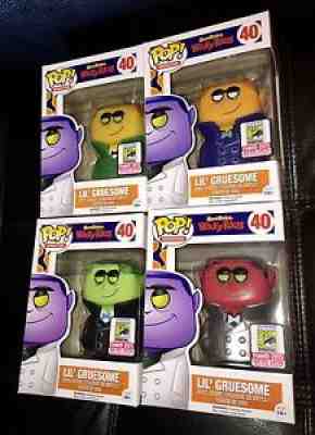 SDCC 2015 FUNKO POP! HANNA BARBERA WACKY RACERS LIL' GRUESOME SET OF 4 ONLY 500