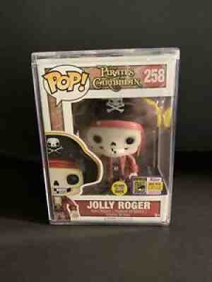 sdcc jolly roger exclusive rare glow in the Dark Funko Pop RARE