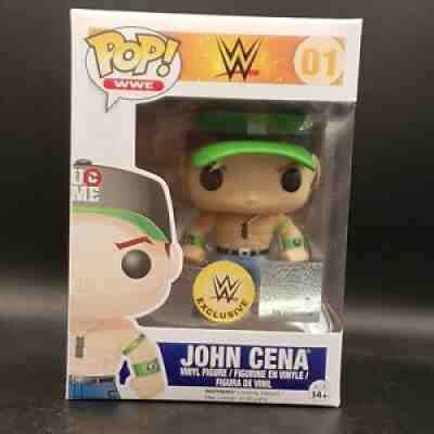 John Cena Green Hat Funko Pop #01 WWE Exclusive Retired Vaulted