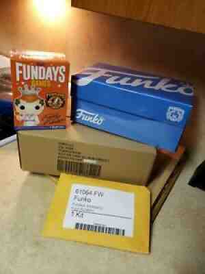 FUNKO FUNDAYS 2021 BOX OF FUN FUNATIC FURY BUNDLE .1st and 2nd BOX.ALL SEALED!!