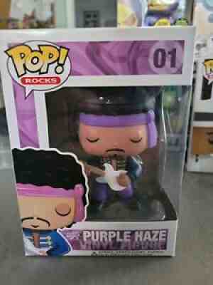 Funko Pop! Rocks Jimi Hendrix #01 Vaulted purple haze authentic