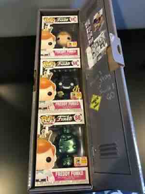 Funko Pop SE FREDDY FUNKO Devil 500 Danny 800 Chrome 1000 2018 Exclusive Locker