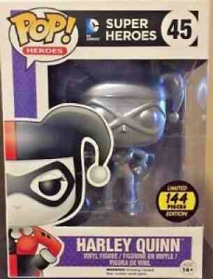 Harley Quinn (Silver) Hot Topic Employee Exclusive, Funko POP