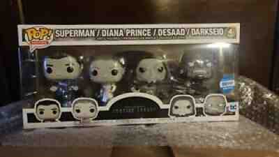 Funko Pop Zack Snyder's Justice League Metallic 4 Pack 500 PCS DC Shop