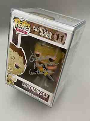 TEXAS CHAINSAW MASSACRE LEATHERFACE GUNNAR HANSEN SIGNED POP FUNKO #11 GRAIL