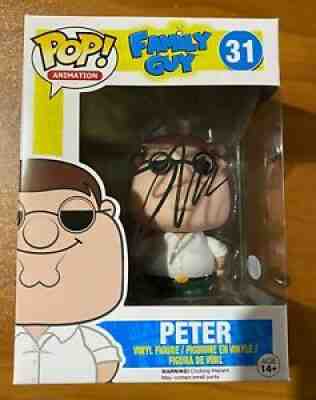 Seth MacFarlane Signed Family Guy Peter Griffin 31 Funko Pop - BAS S41233