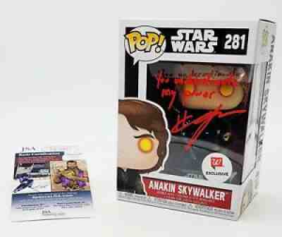 *Signed Hayden Christensen* FUNKO POP 281 ANAKIN SKYWALKER STAR WARS VADER JSA