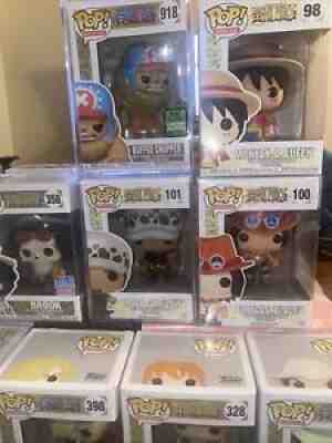 one piece Funko Pop set Of 9