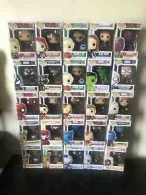 funko pop lot of 25 marvel Ironman exclusive vaulted