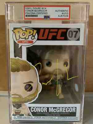 Conor Mcgregor Signed Autographed FUNKO POP COA PSA Encapsulated VAULTED UFC