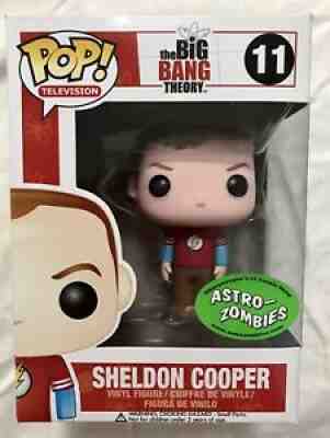 Sheldon Cooper Funko POP/Flash Shirt/ASTRO ZOMBIES EXCLUSIVE