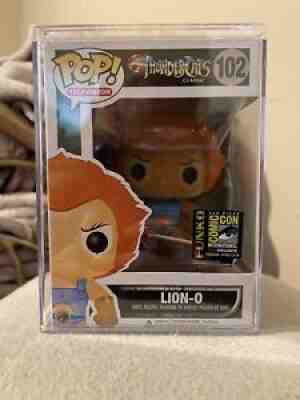 Funko POP! FLOCKED Lion-o #102 SDCC 2014 Limited Edition 1000 PIECES Thundercats