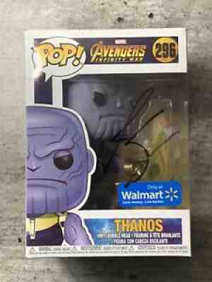 THANOS AVENGERS EXCLUSIVE FUNKO POP SIGNED STAN LEE, JOSH BROLIN JSA AUTHENTIC