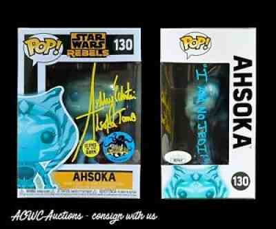 Funko POP - Star Wars - Ahsoka (Holographic) - Signed by Ashley Eckstein - JSA