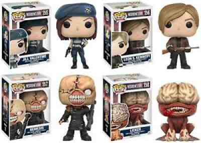 VAULTED Resident Evil Funko Pop Set (Jill Valentine/Leon Kennedy Nemesis Licker)