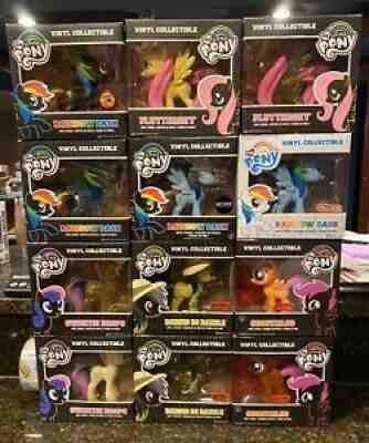 FUNKO MY LITTLE PONY VINYL LOT OF NINE PIeces LISTED BELOW