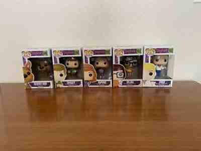 Funko Pop Scooby Doo, Shaggy, Velma, Daphne, Fred Set Rare Vaulted