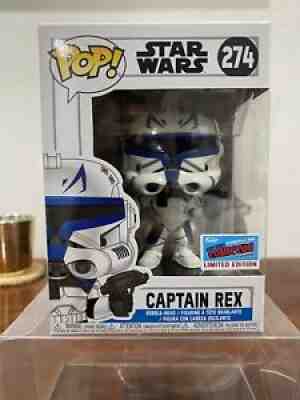 Funko Pop 2018 NYCC New York Comic Con Exclusive Star Wars Clone Captain Rex