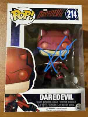 Charlie Cox Signed Daredevil TV Series Daredevil 214 Funko Pop - JSA LL42166