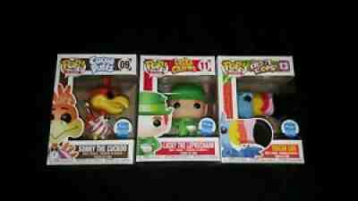 Funko Pop! Ad Icons Lucky The Leprechaun Sonny the cuckoo Toucan sam Funko lot