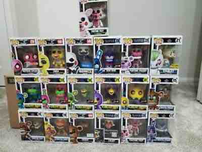 HUGE FNAF FIVE NIGHTS AT FREDDYS FUNKO POP LOT 25 FUNKO POPS FNAF PLUSH MERCH