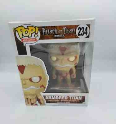 Funko POP! Anime: Attack On Titan ARMORED TITAN 6 Inch Figure #234 RARE