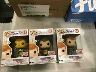 FREDDY FUNKO FUNDAY AS MARTY MCFLY, HR PUFNSTUF, TEEN WOLF *SOLDOUT* *RARE LE*