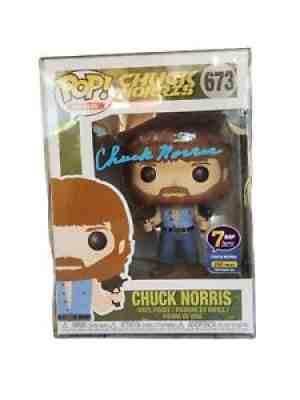 FunkoPop Chuck Norris #673 SIGNED