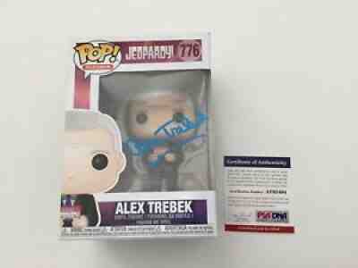 Alex Trebek Signed Autographed Jeopardy Funko Pop PSA DNA COA b