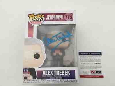 Alex Trebek Signed Autographed Jeopardy Funko Pop PSA DNA COA c