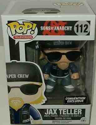 Funko Pop Rare Jax Teller convention Exclusive plus Hard Collectible Case