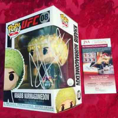 Funko Pop Pop Khabib Signed Eagle UFC JSA Witnessed