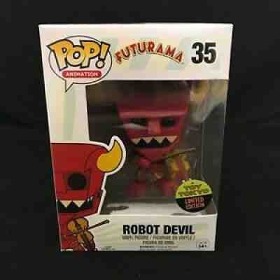 Funko Pop Futurama #35 Robot Devil w/ Violin Toy Tokyo Exclusive Figure w/ Case